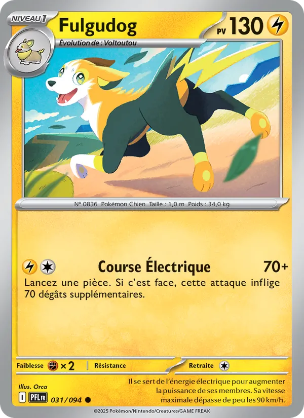 Fulgudog 31/94 — ME02 – Flammes Fantasmagoriques — Carte Pokémon française