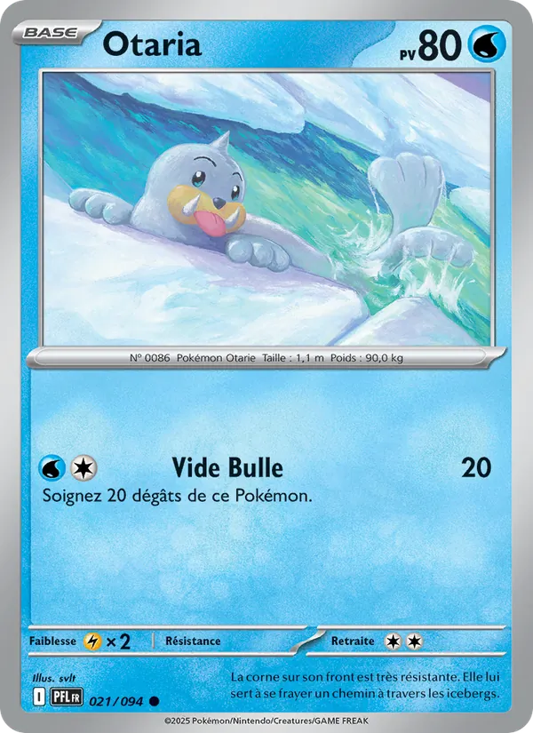 Otaria 21/94 — ME02 – Flammes Fantasmagoriques — Carte Pokémon française