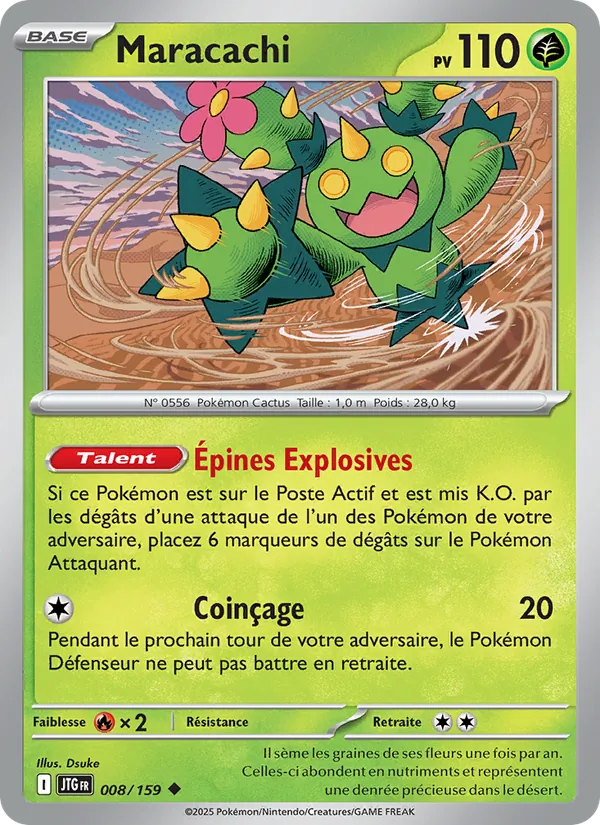 Maracachi 8/159 — EV09 – Aventures Ensemble — Carte Pokémon française