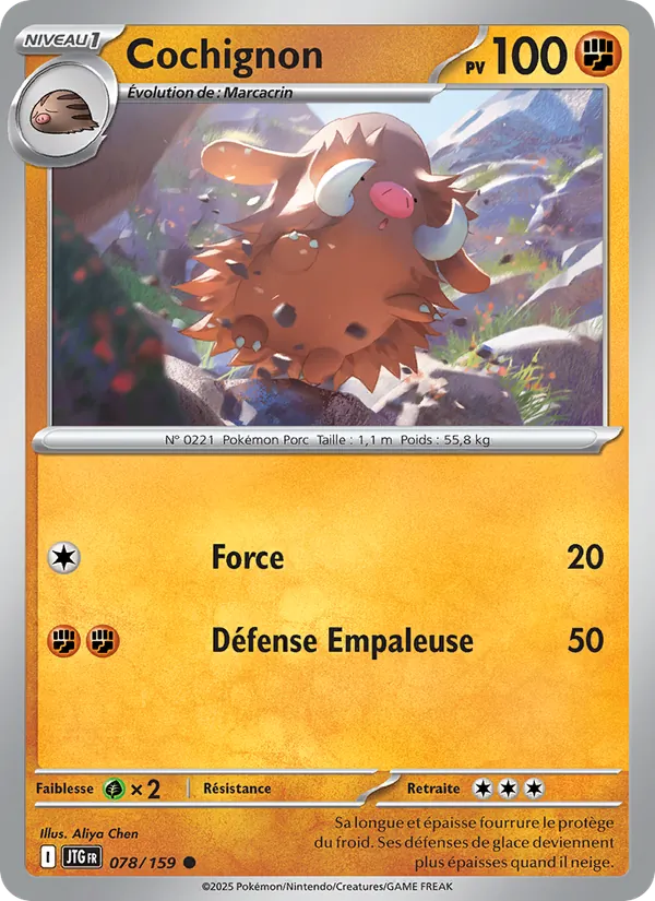 Cochignon 78/159 — EV09 – Aventures Ensemble — Carte Pokémon française