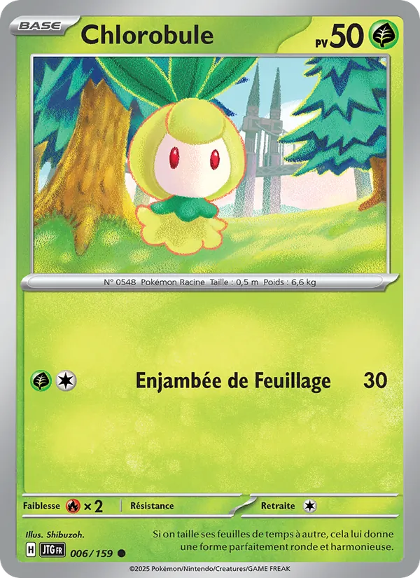 Chlorobule 6/159 — EV09 – Aventures Ensemble — Carte Pokémon française
