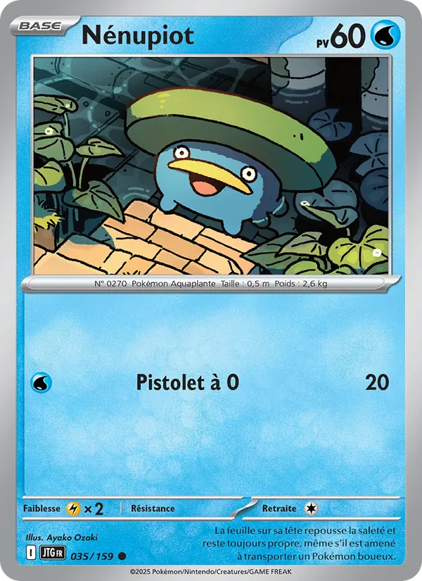 Nénupiot 35/159 — EV09 – Aventures Ensemble — Carte Pokémon française