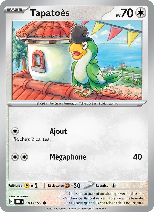 Tapatoès 141/159 — EV09 – Aventures Ensemble — Carte Pokémon française