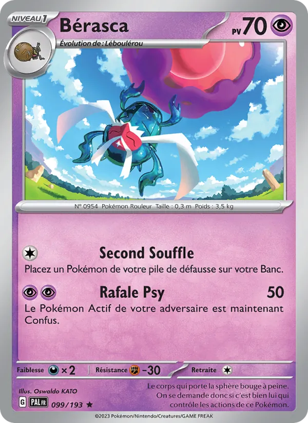 Bérasca 99/193 — EV02 – Évolutions à Paldea — Carte Pokémon française