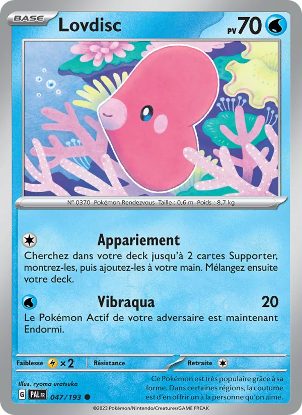 Lovdisc 47/193 — EV02 – Évolutions à Paldea — Carte Pokémon française