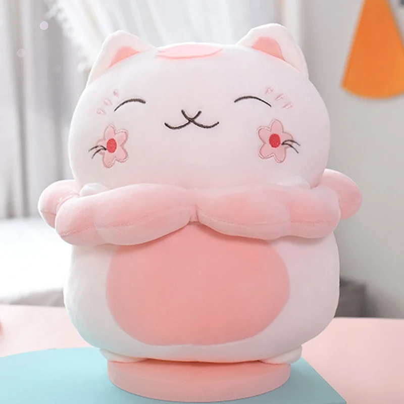 Peluches chatons chatons sakura rose doux