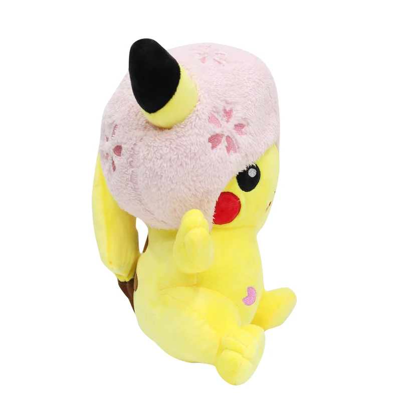 Peluche Pokémon Sakura Pikachu Edition (12cm, 22cm ou 34cm)