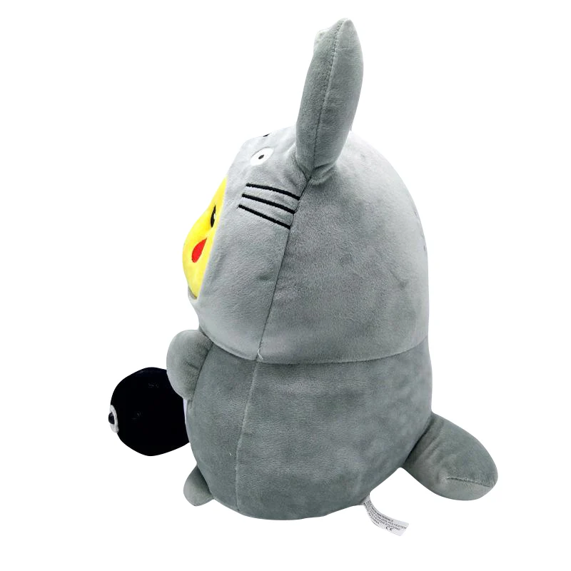 Peluche cosplay Pikachu ou Totoro Pokémon (env. 30cm)