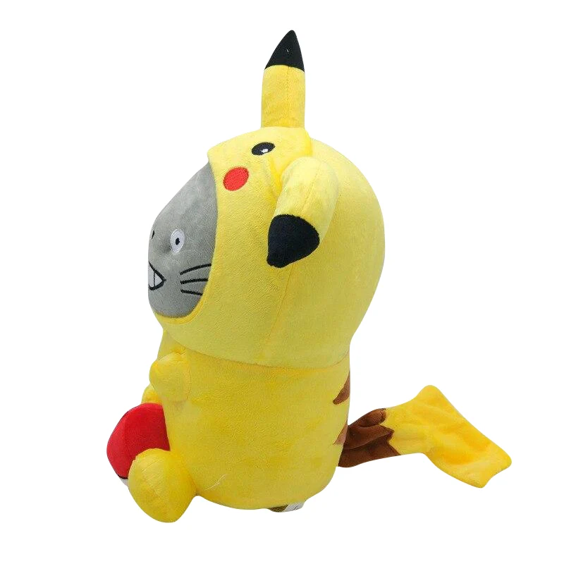 Peluche cosplay Pikachu ou Totoro Pokémon (env. 30cm)