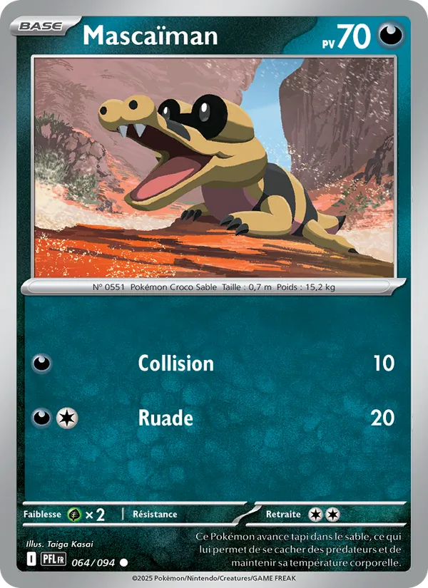 Mascaïman 64/94 — ME02 – Flammes Fantasmagoriques — Carte Pokémon française