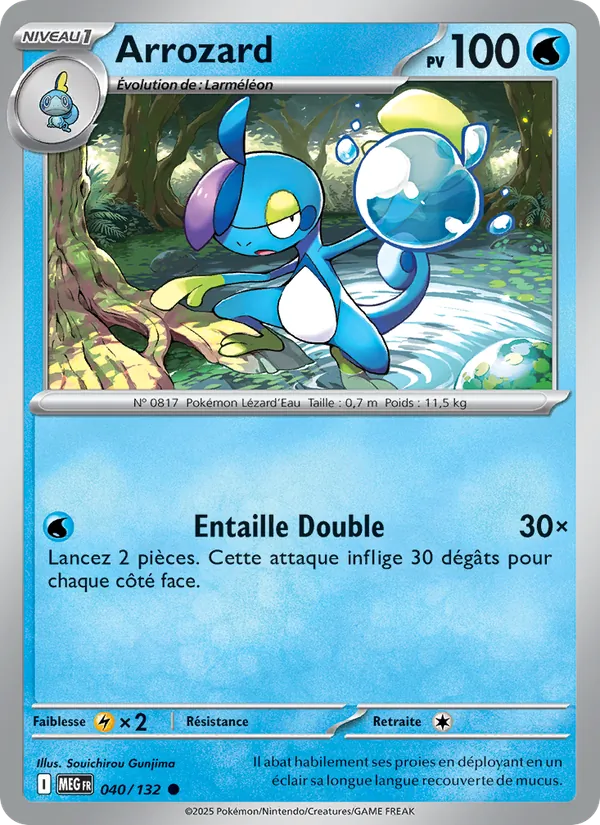 Arrozard 40/132 — ME01 — Méga-Évolution — Carte Pokémon française