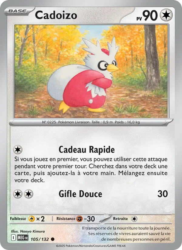 Cadoizo 105/132 — ME01 — Méga-Évolution — Carte Pokémon française