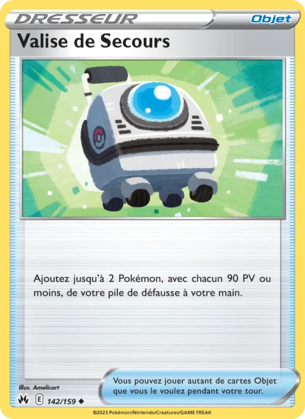Valise de Secours 142/159 — EB12.5 – Zénith Suprême — Carte Pokémon française