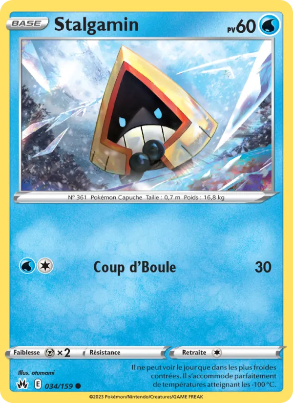 Stalgamin 34/159 — EB12.5 – Zénith Suprême — Carte Pokémon française