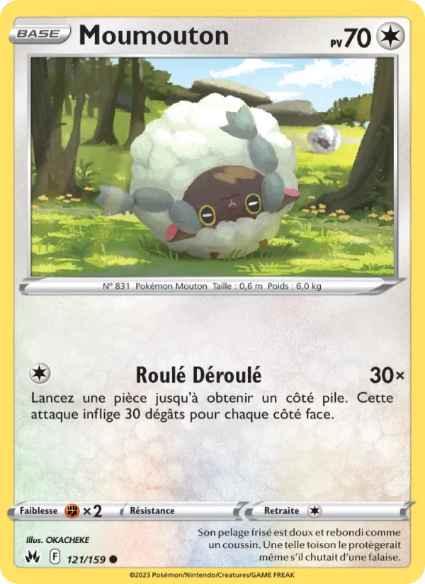 Moumouton 121/159 — EB12.5 – Zénith Suprême — Carte Pokémon française
