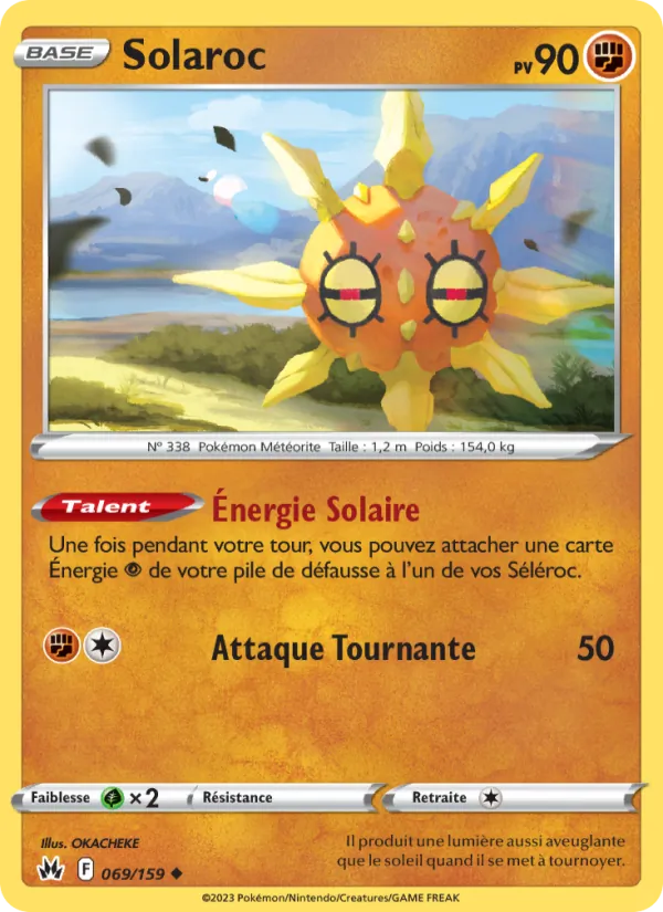 Solaroc 69/159 — EB12.5 – Zénith Suprême — Carte Pokémon française