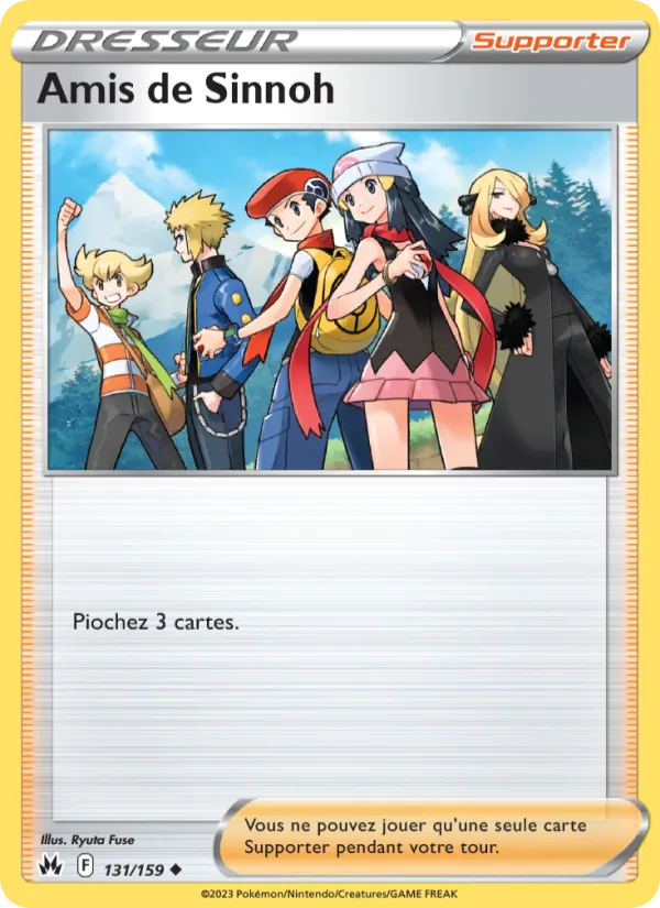 Amis de Sinnoh 131/159 — EB12.5 – Zénith Suprême — Carte Pokémon française
