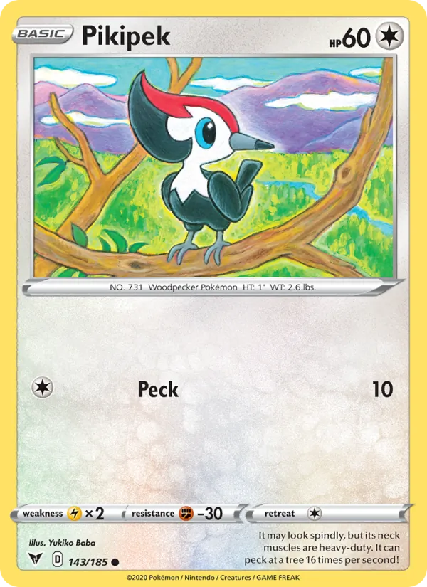 Picassaut 143/185 — SWSH4 – Vivid Voltage — Carte Pokémon anglaise