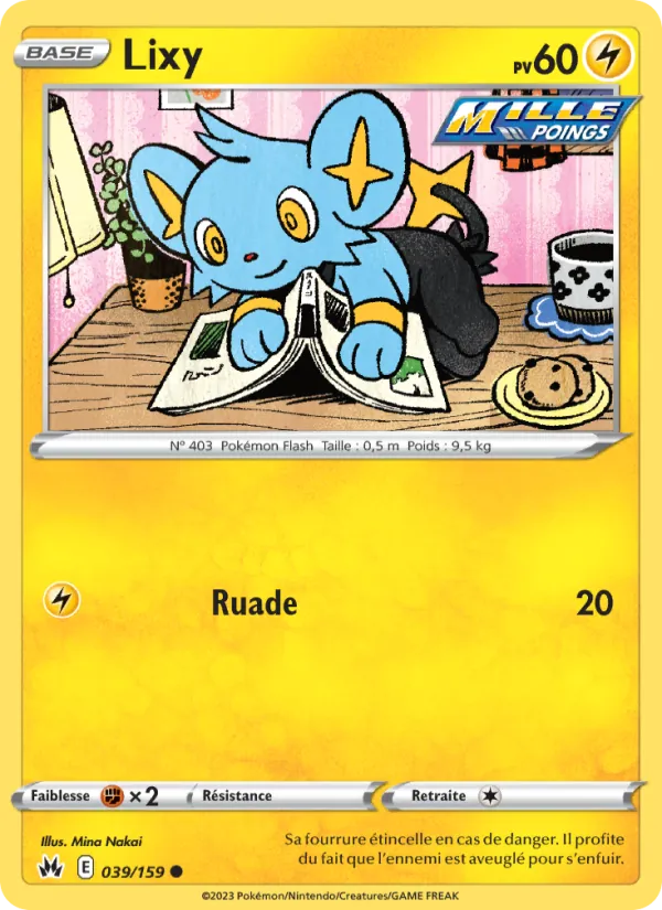 Lixy 39/159 — EB12.5 – Zénith Suprême — Carte Pokémon française