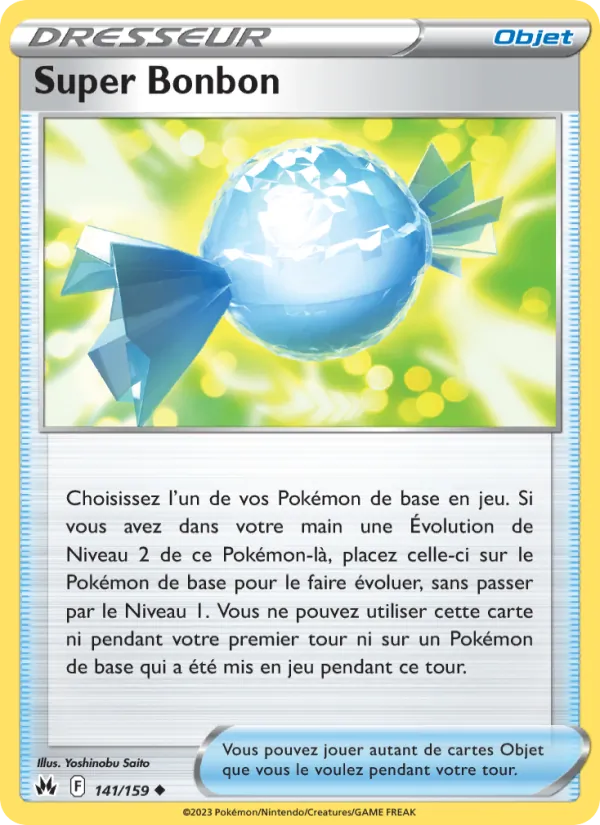 Super Bonbon 141/159 — EB12.5 – Zénith Suprême — Carte Pokémon française