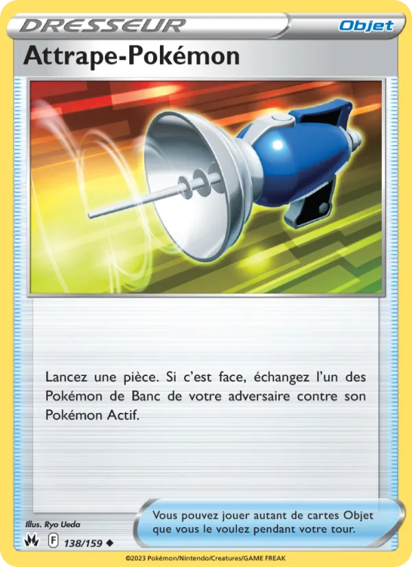 Attrape-Pokémon 138/159 — EB12.5 – Zénith Suprême — Carte Pokémon française