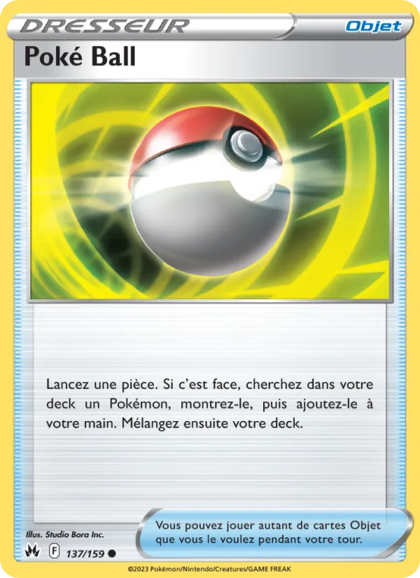Poké Ball 137/159 — EB12.5 – Zénith Suprême — Carte Pokémon française