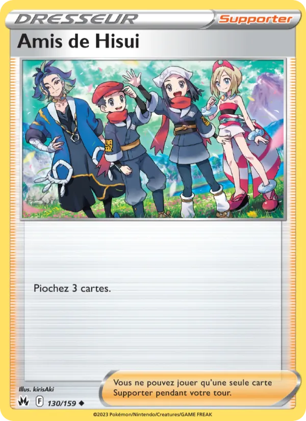 Amis de Hisui 130/159 — EB12.5 – Zénith Suprême — Carte Pokémon française
