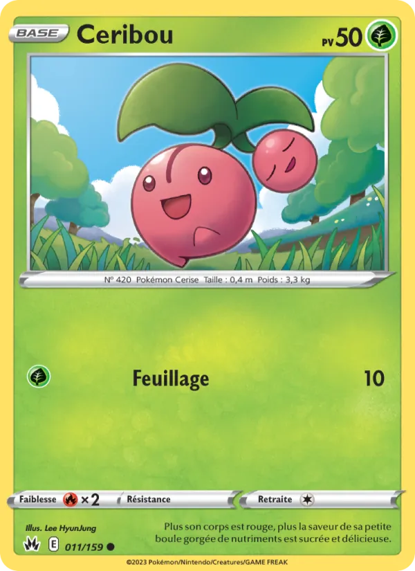Ceribou 11/159 — EB12.5 – Zénith Suprême — Carte Pokémon française
