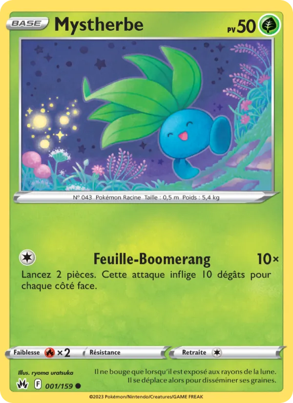 Mystherbe 1/159 — EB12.5 – Zénith Suprême — Carte Pokémon française