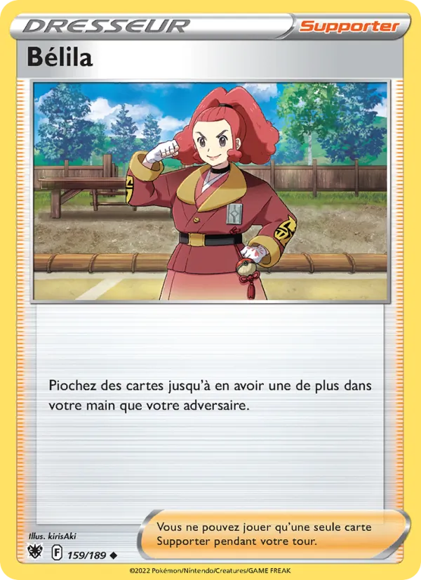 Bélila 159/189 — EB10 – Astres Radieux — Carte Pokémon française