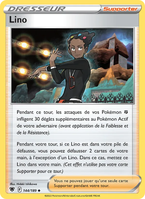 Lino 144/189 — EB10 – Astres Radieux — Carte Pokémon française