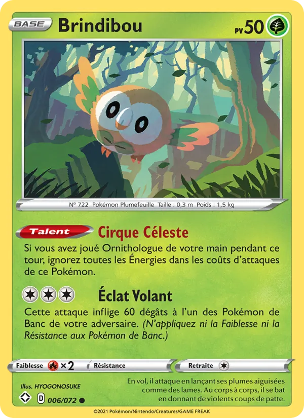 Brindibou 6/72 — EB04.5 – Destinées Radieuses — Carte Pokémon française
