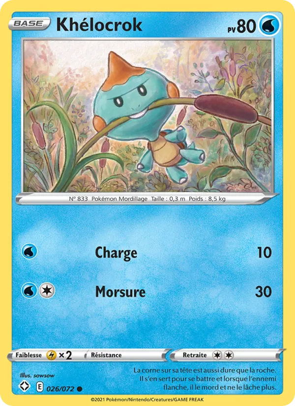 Khélocrok 26/72 — EB04.5 – Destinées Radieuses — Carte Pokémon française