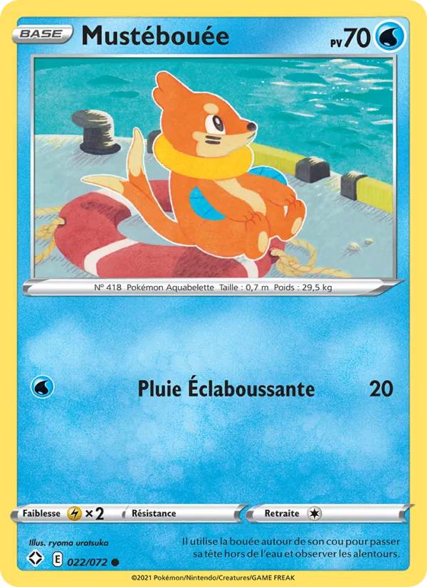 Mustébouée 22/72 — EB04.5 – Destinées Radieuses — Carte Pokémon française