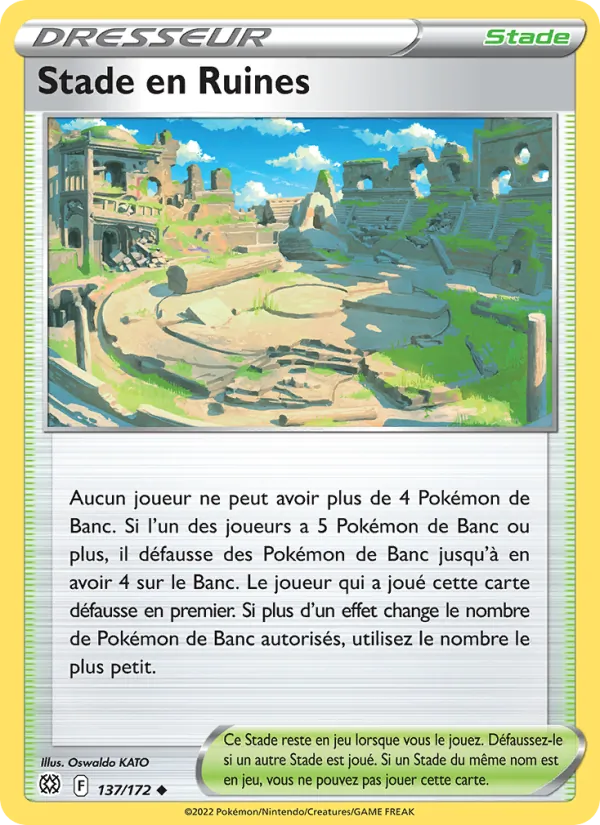 Stade en Ruines 137/172 — EB09 - Stars Etincelantes — Carte Pokémon française