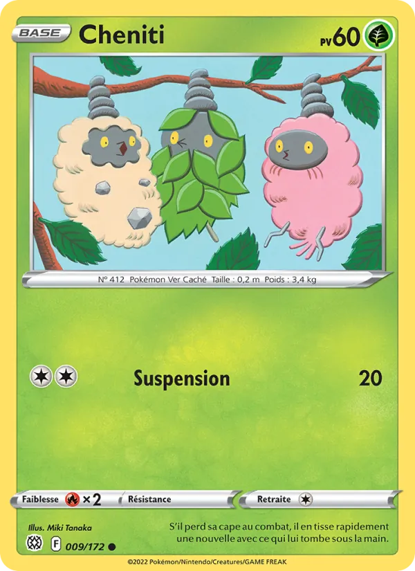 Cheniti 9/172 — EB09 - Stars Etincelantes — Carte Pokémon française
