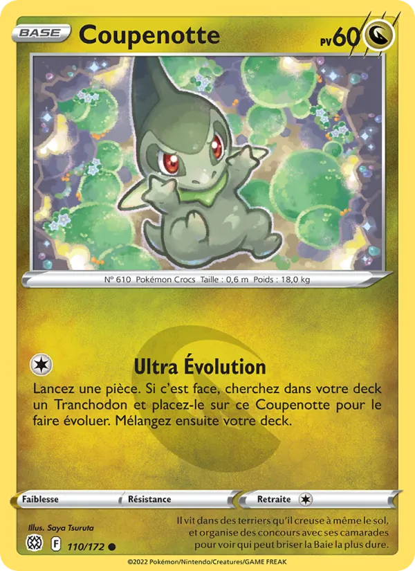 Coupenotte 110/172 — EB09 - Stars Etincelantes — Carte Pokémon française