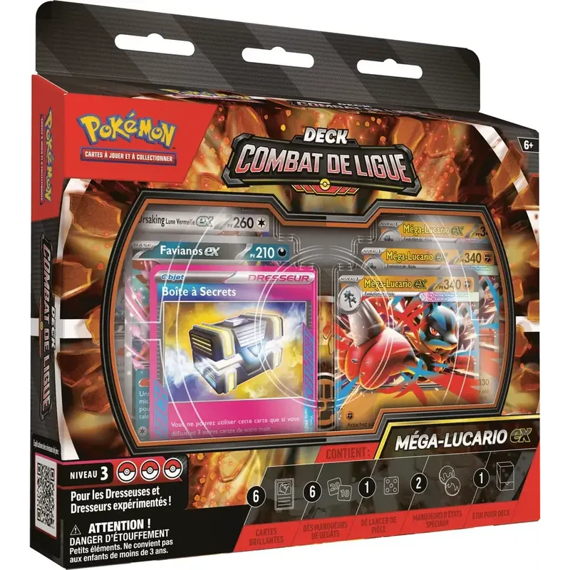 Deck Combat de Ligue Méga-Lucario-ex – Français