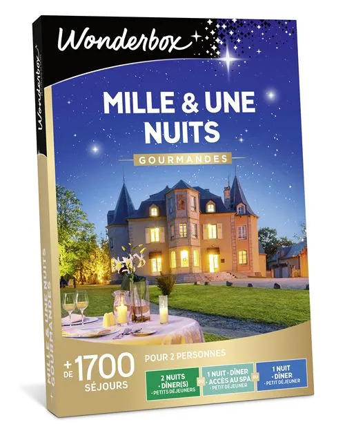 Coffret cadeaux Wonderbox Mille et une nuits gourmandes