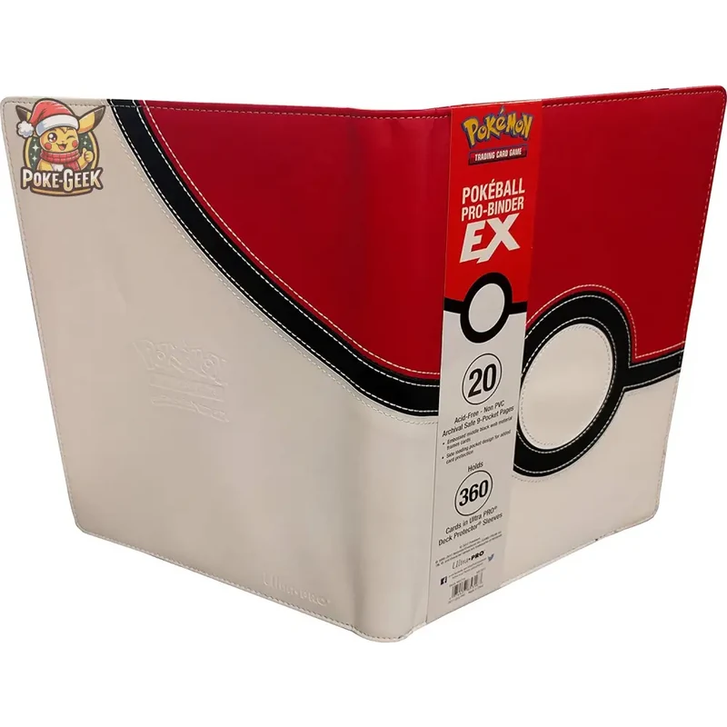 Ultra Pro – Portfolio Premium Pro-Binder Simili Cuir Pokéball – 360 Cases