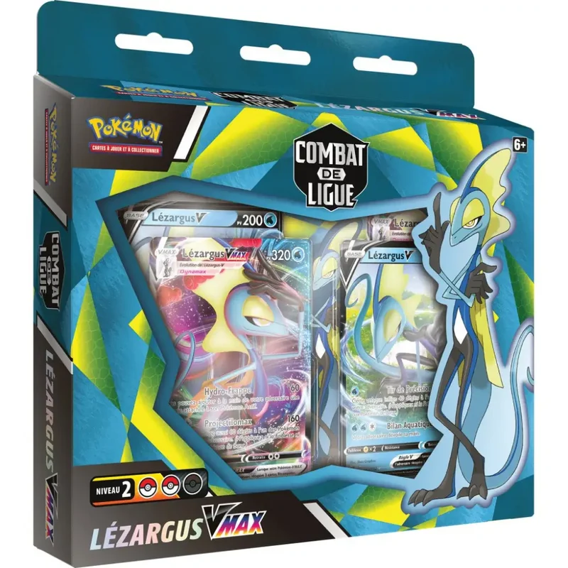 Pokémon – Deck Combat de Ligue Niveau 2 – Lézargus-VMAX – Français