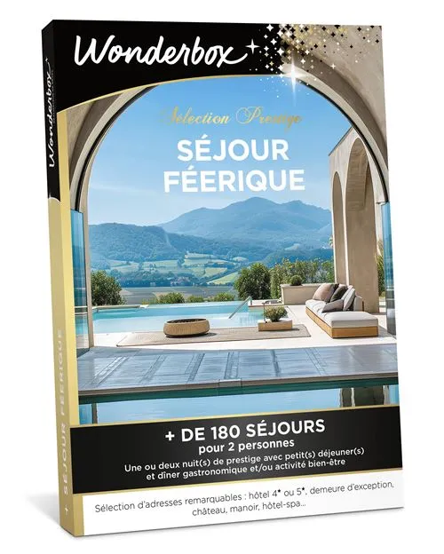 Coffret Cadeau Wonderbox Prestige - Séjour Féérique