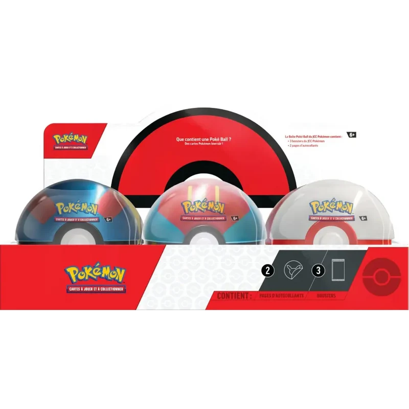 Pokémon - POKE BALL TIN 2023 X1 Modèle aléatoire - FR