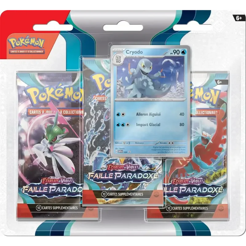 Tripack Pokémon EV04 - FAILLE PARADOXE - FR
