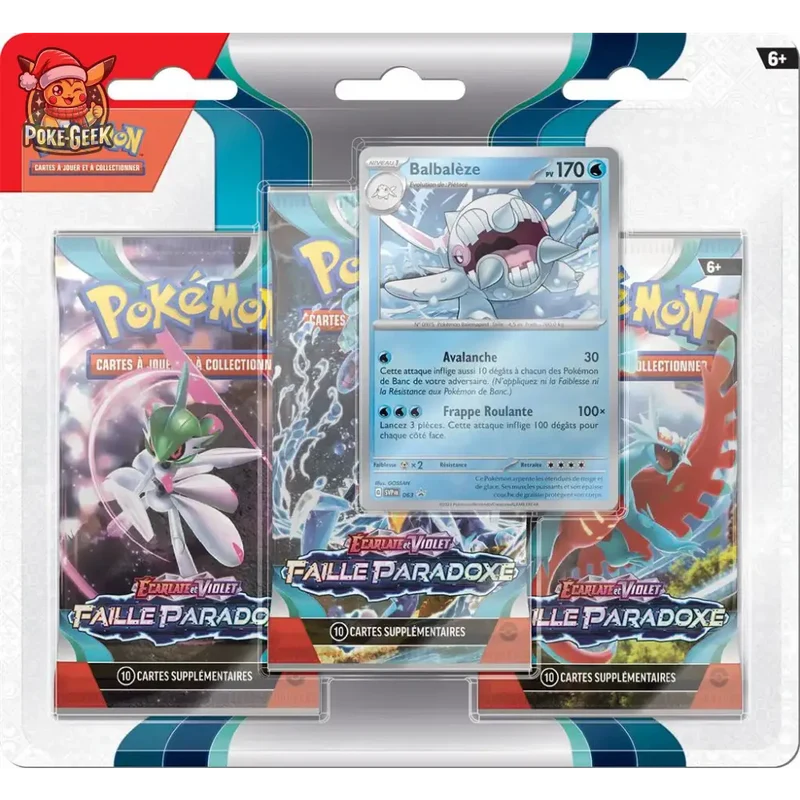 Tripack Pokémon EV04 - FAILLE PARADOXE - FR