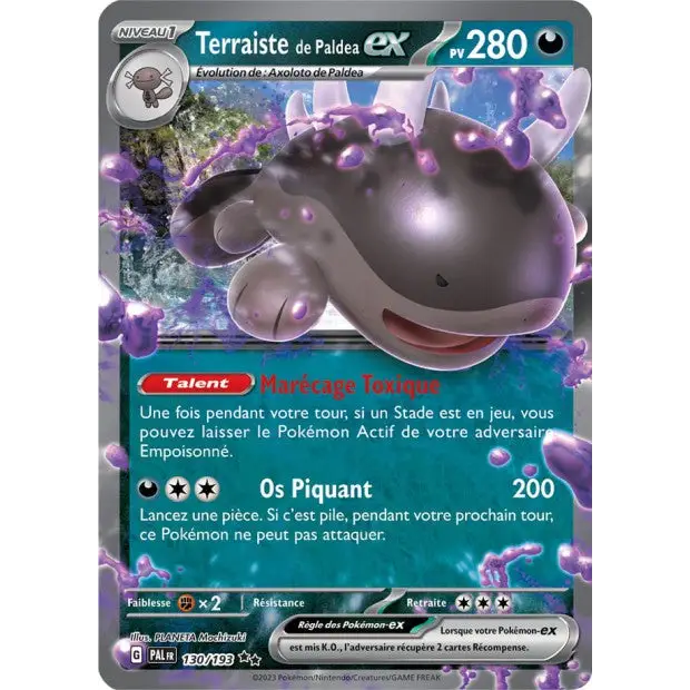 Ultra - Pokemon - Évolutions à Paldea - Terraiste de Paldea ex 130/193