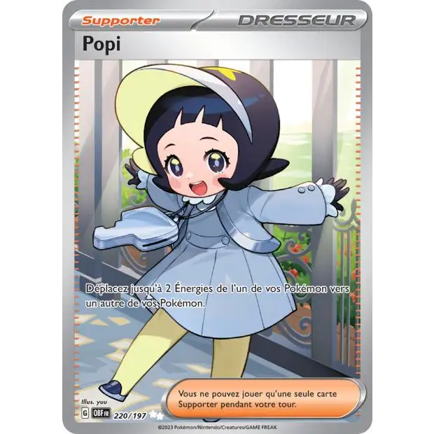 Ultra - Pokemon - Flammes Obsidiennes - Popi 220/197