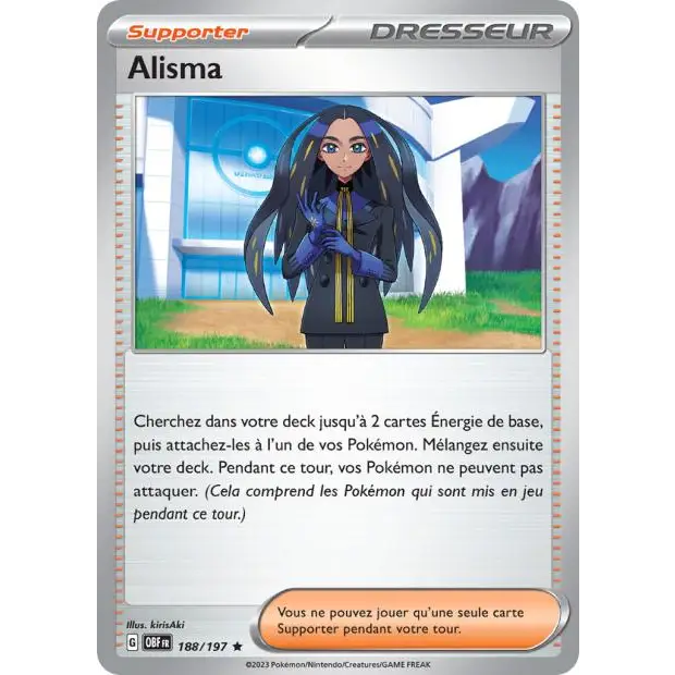 Holo - Pokemon - Flammes Obsidiennes - Alisma 188/197