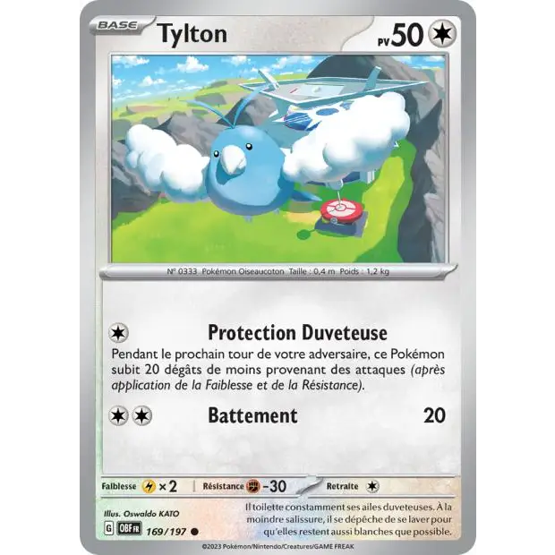 Commune - Pokemon - Flammes Obsidiennes - Tylton 169/197