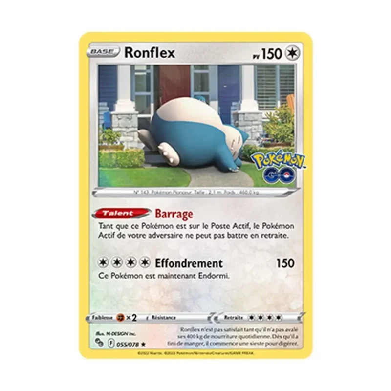 Holo - Pokemon - Pokemon GO - Ronflex 55/78
